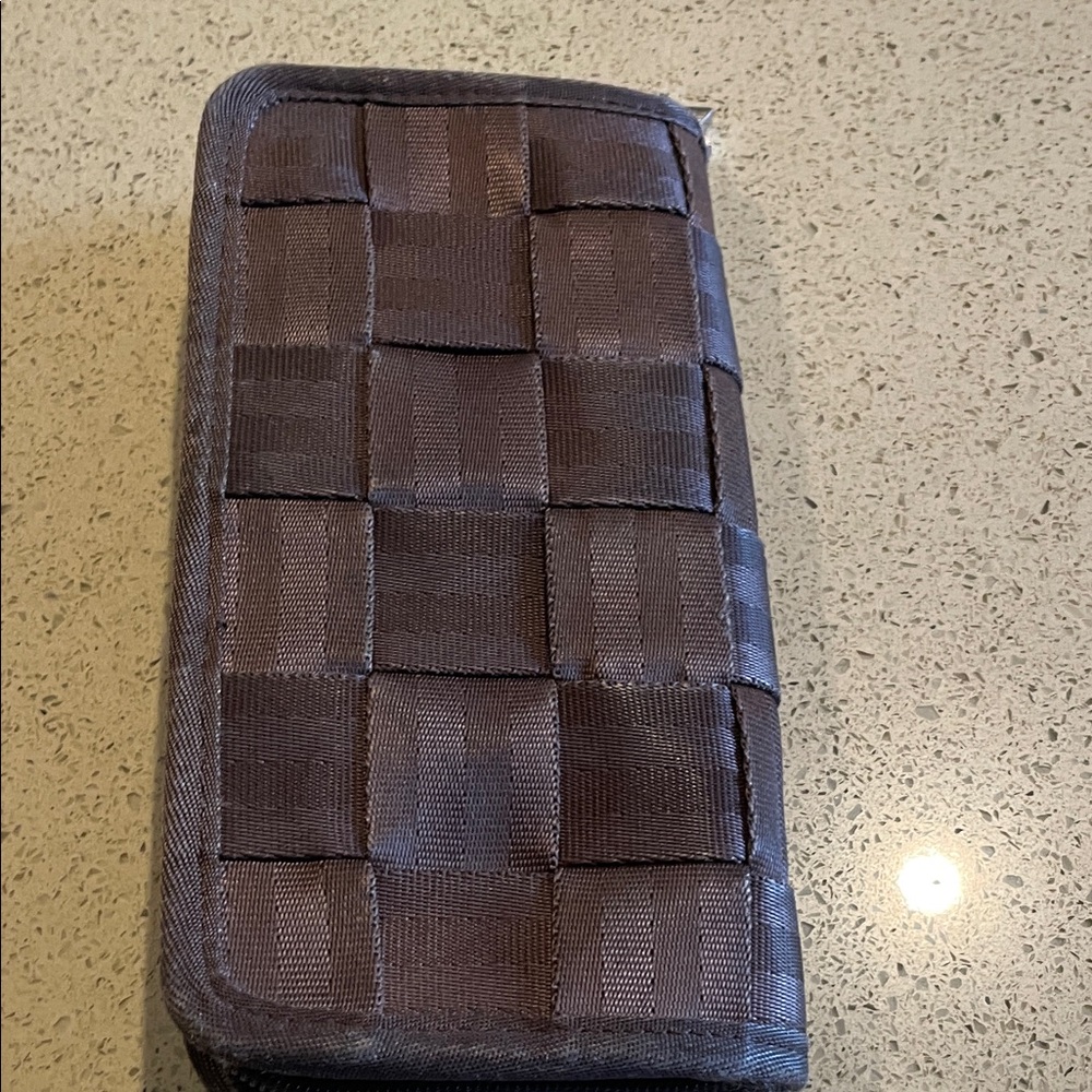 Harveys Brown Woven Zip Wallet - Picture 6 of 6